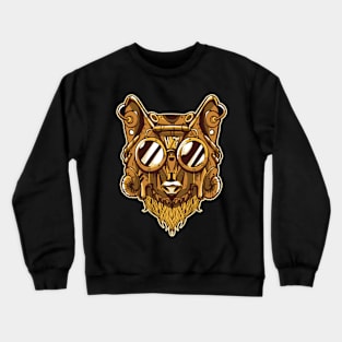 Steampunk Wolf Gothic Crewneck Sweatshirt